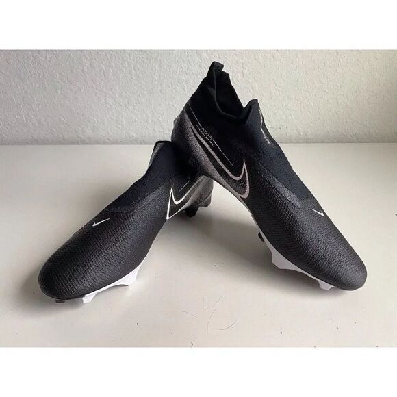 Nike Vapor Edge Elite 360 Flyknit Black Football Cleats CV6317-001 Men’s Sz 15 W - Picture 1 of 12